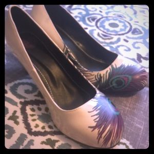 Peacock heels